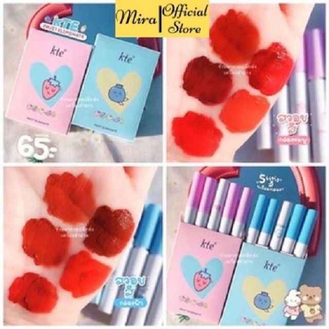 Set Son Kem Lì KTE Fluffy Matte Lip Glaze HÀNG CHÍNH HÃNG Miraa shop