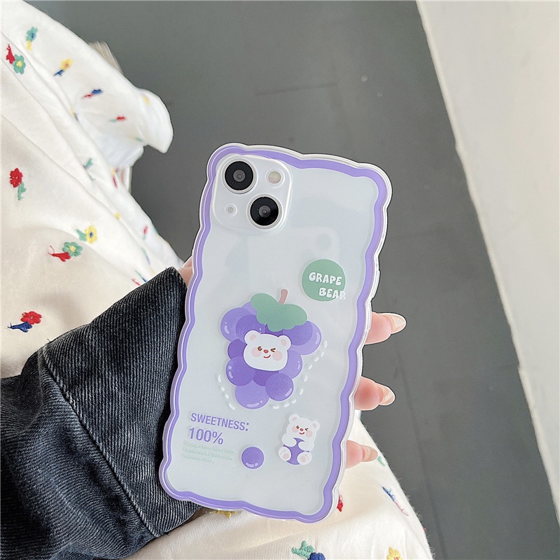 Ốp lưng iphone Ốp Điện Thoại Họa Tiết Gấu Hoạt Hình Cho iphone 11 / 14proPro 14proPro / xsmax / 7 / 8 / 7PLUS11 / 14pro / PLUS / PRO / MAX / MINI / 14-14 - 13 13 Dinuo case