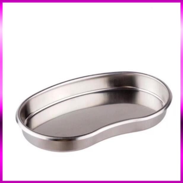 Khay inox hạt đậu chứa dụng cụ y tế phun xăm _dụng cụ phun xăm - DCPX Eve