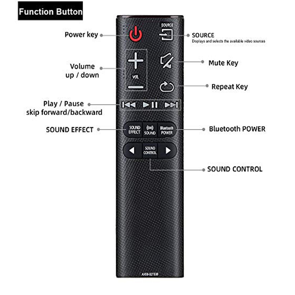Remote Điều Khiển Từ Xa Ah59-02733B Cho Samsung Soundbar HWK360 HWK450 HWK550 HWJ4000