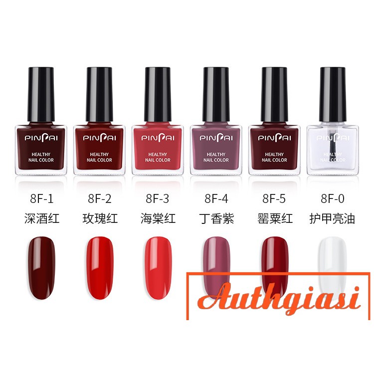 Sơn móng tay PINPAI HEALTHY COLOR Nail Polish Professional Nail Art 6ml