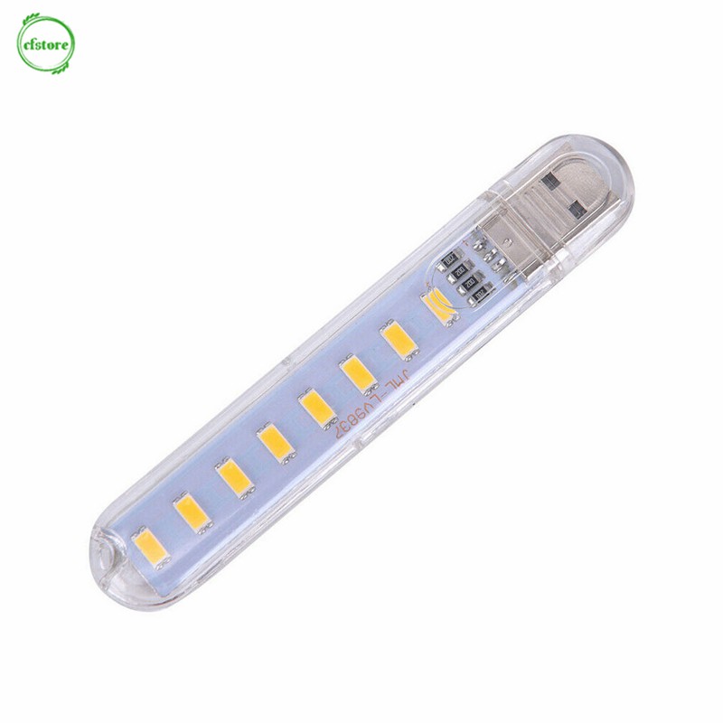 Đèn led 8 bóng DC 5V cổng USB chất lượng cao