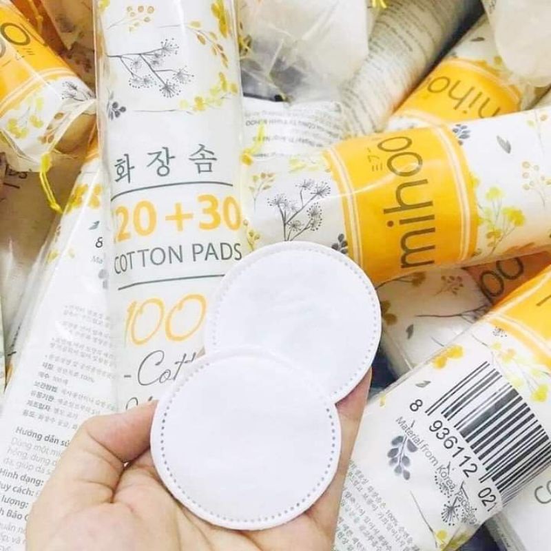 Bông tẩy trang Mihoo 150 miếng