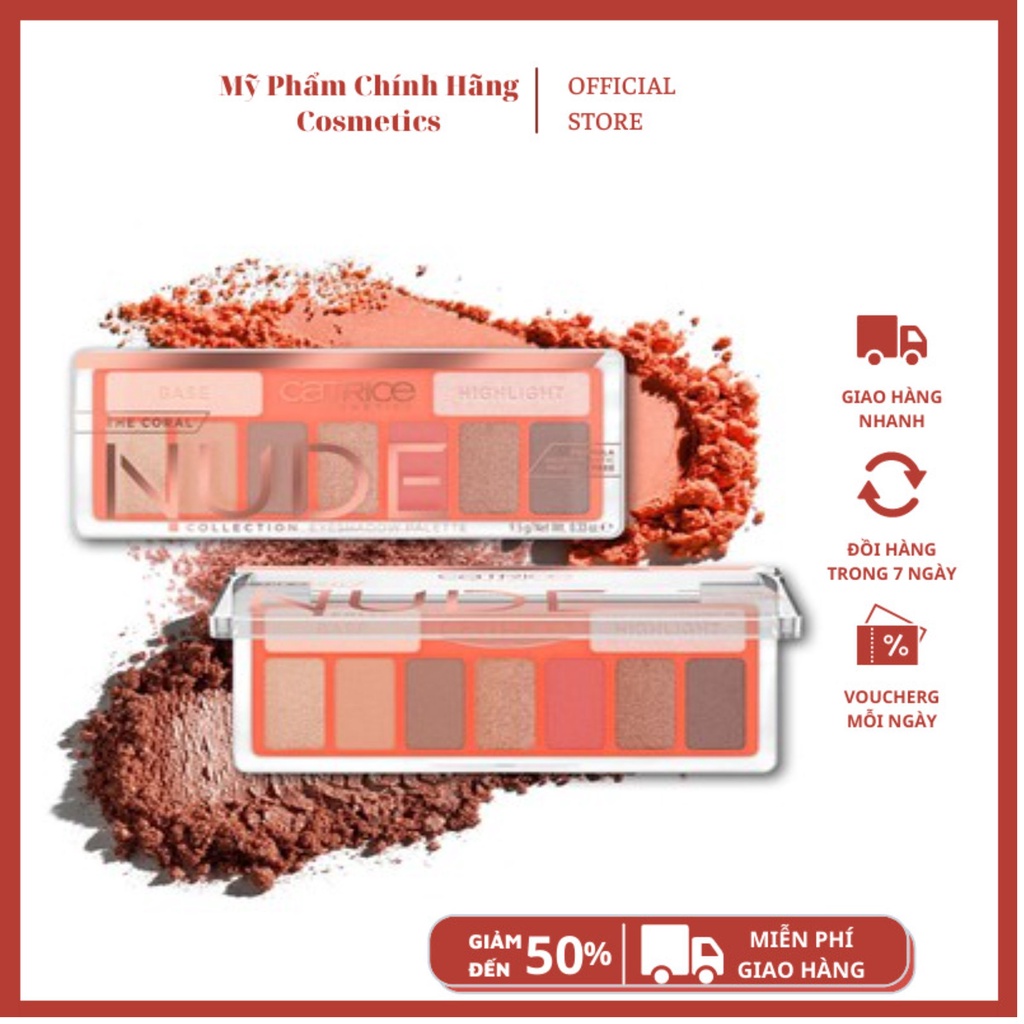 Bảng Phấn Mắt Catrice The Coral Nude Collection Eyeshadow Palette
