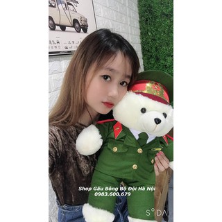Gấu Bông Công An - Cảnh Sát 45 cm