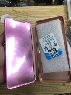 Bao da Samsung A71 kiểu gương thời trang