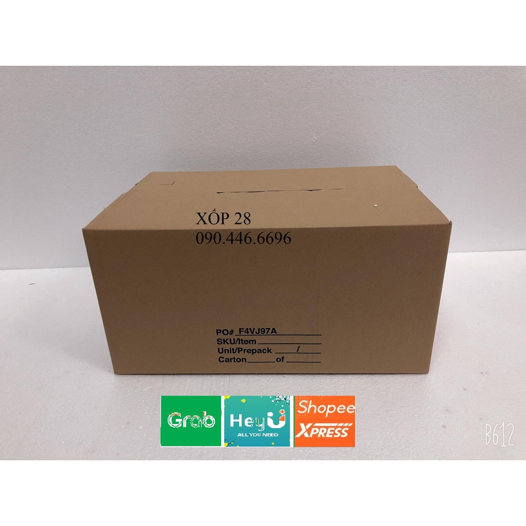 58x38x29 mới cứng 3 lớp hộp thùng giấy bìa carton dùng đóng gói hàng hóa chuyển nhà giá rẻ to nhỏ vừa