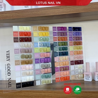 Set sơn gel 44 màu Very Good chai hồng mới tặng kèm bảng màu + base top