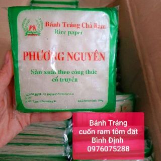 Bánh Tráng cuốn chả ram tôm đất Bình Định 1 xấp(25 cuốn)