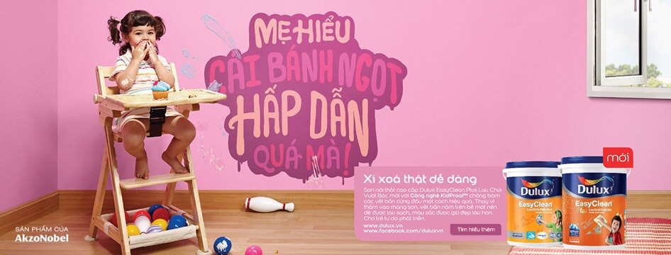 Sơn nội thất Lau Chùi Hiệu Quả Dulux Easy Clean có nhiều màu sắc (thùng 5 lít)