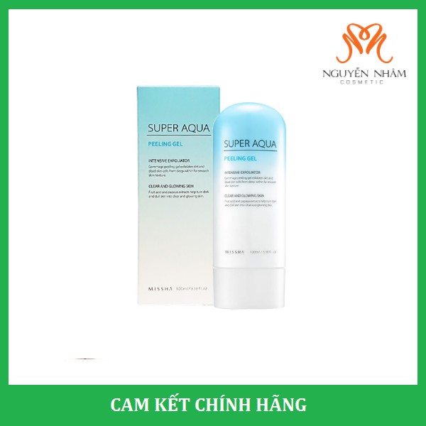 Tẩy da chết Missha Super Aqua D-tox Peeling Gel