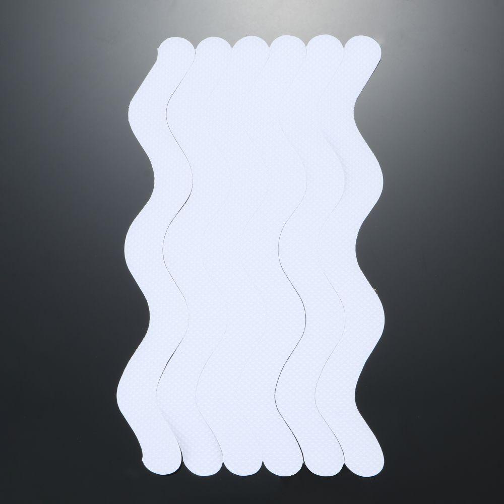 Bộ 12 Dải Dán Sàn Nhà Bằng PEVA Chống Trượt Hình Chữ S Tiện Dụng