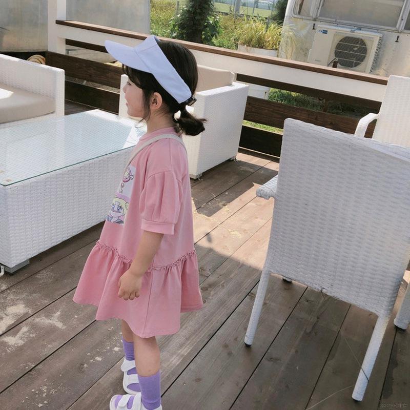 Đầm Bé Gái In Hình