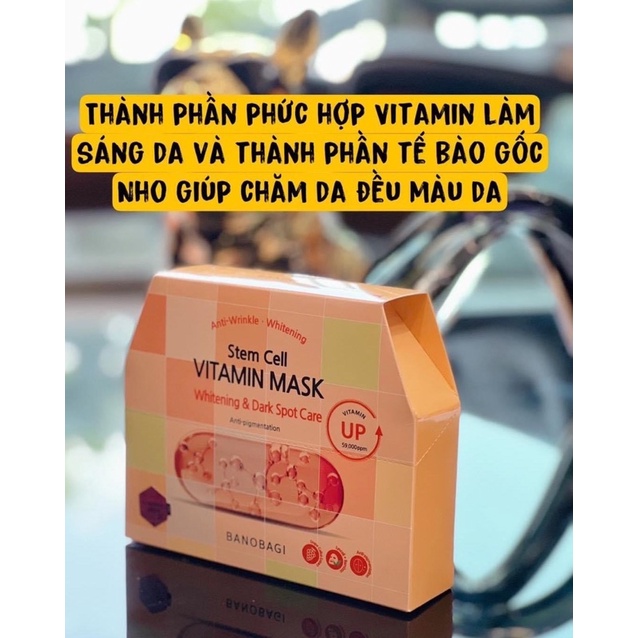 MẶT NẠ BANOBAGI VITAMIN MASK MẪU MỚI 2022