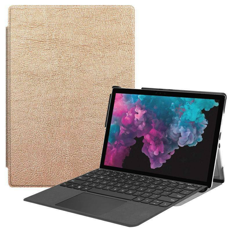 Bao Da Máy Tính Bảng Nắp Gập Kèm Ngăn Đựng Bút Cho Microsoft Surface Pro 4 5 6 7 2019 12.3 "giá Đỡ