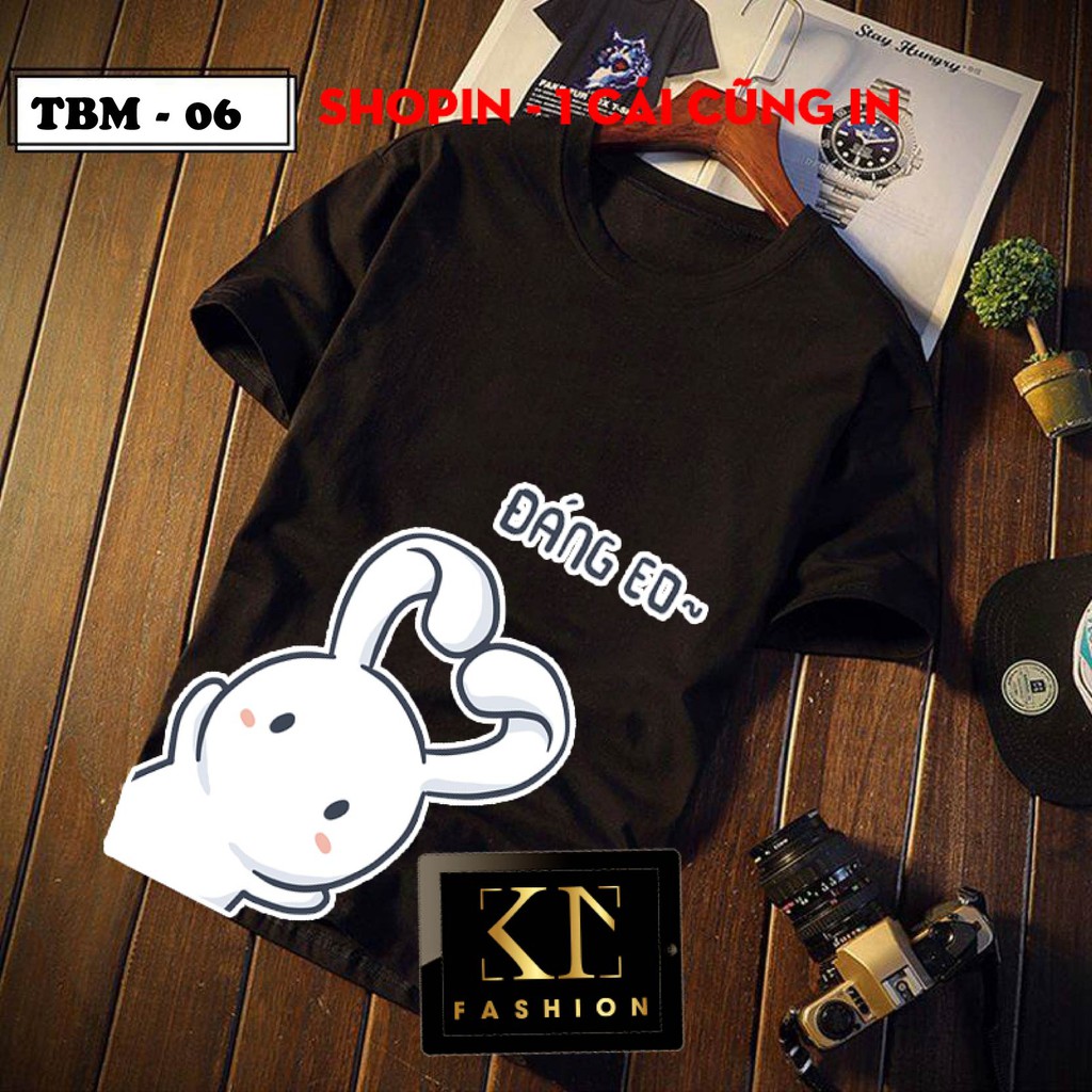 Áo thun thỏ bảy màu