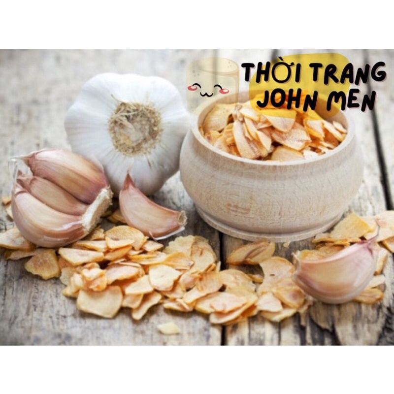 300Gr TỎI SẤY KHÔ GIÒN TÀN ĂN LIỀN ( KHÔNG VỤN ) ĂN KÈM THỊT LỢN VÀ BÁNH TRÁNG TRỘN