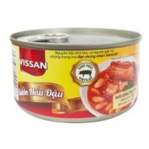[Mã 77FMCGSALE1 giảm 10% đơn 250K] HSD 2022_ Sườn nấu đậu Vissan hộp 200g