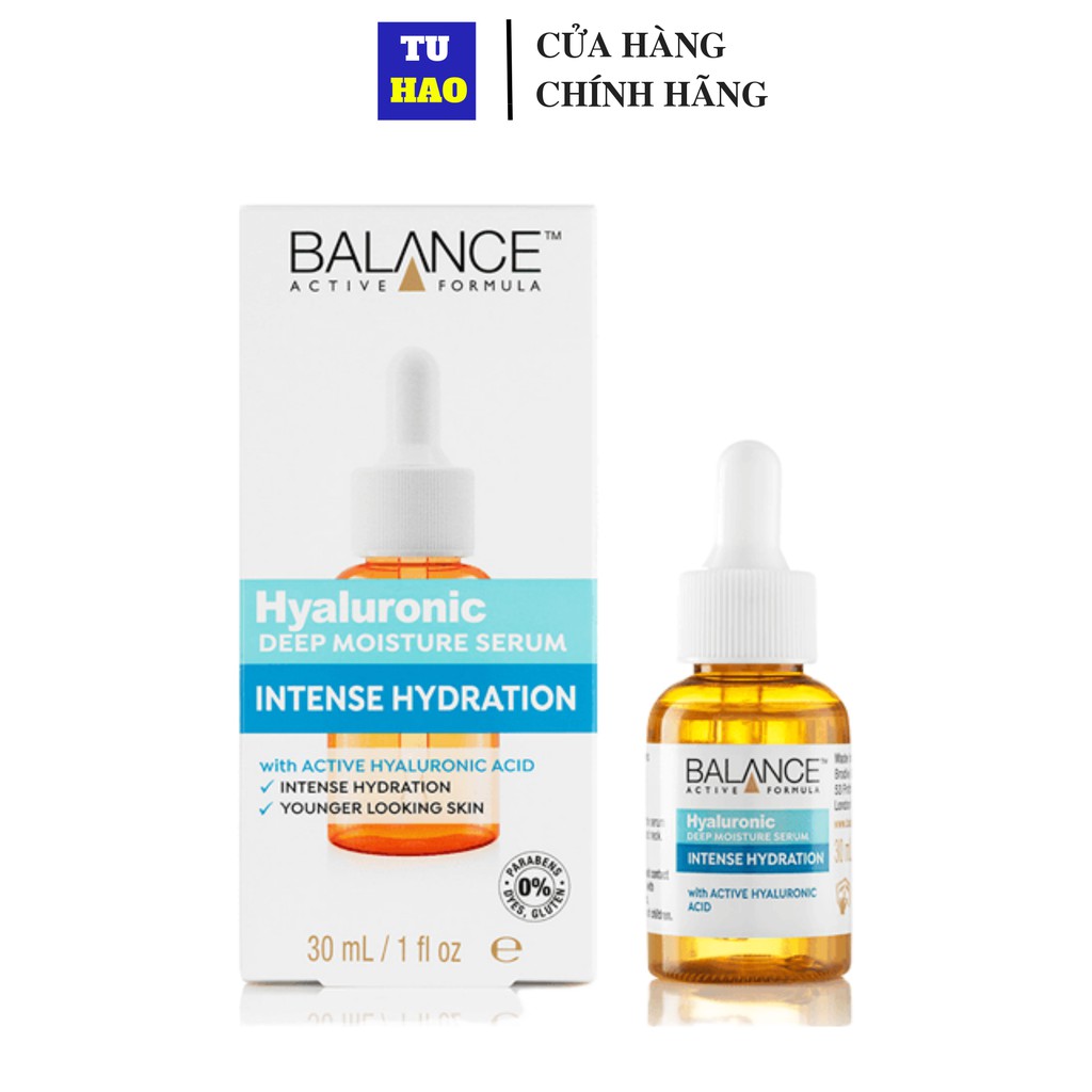 Serum Cấp Nước Dưỡng Ẩm Balance Active Formula Hyaluronic Deep Moisturizing 30ml