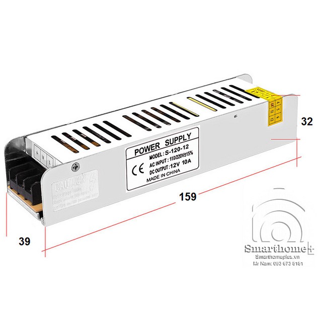 Nguồn Tổ Ong 12V 5A/10A NDC12V