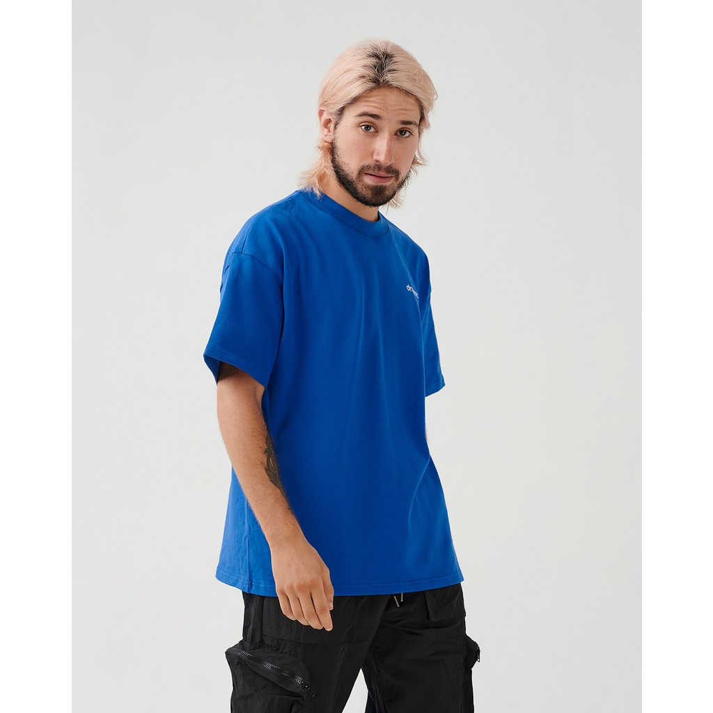Áo Thun oversized  DreamZ SIGNATURE LOGO - COBALT BLUE