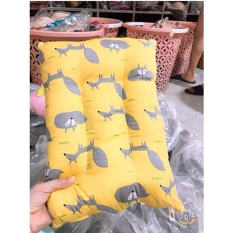 Gối massage cho bé họa tiết sóng kích thước 25cm*40cm*5cm_Chăn ga gối đệm