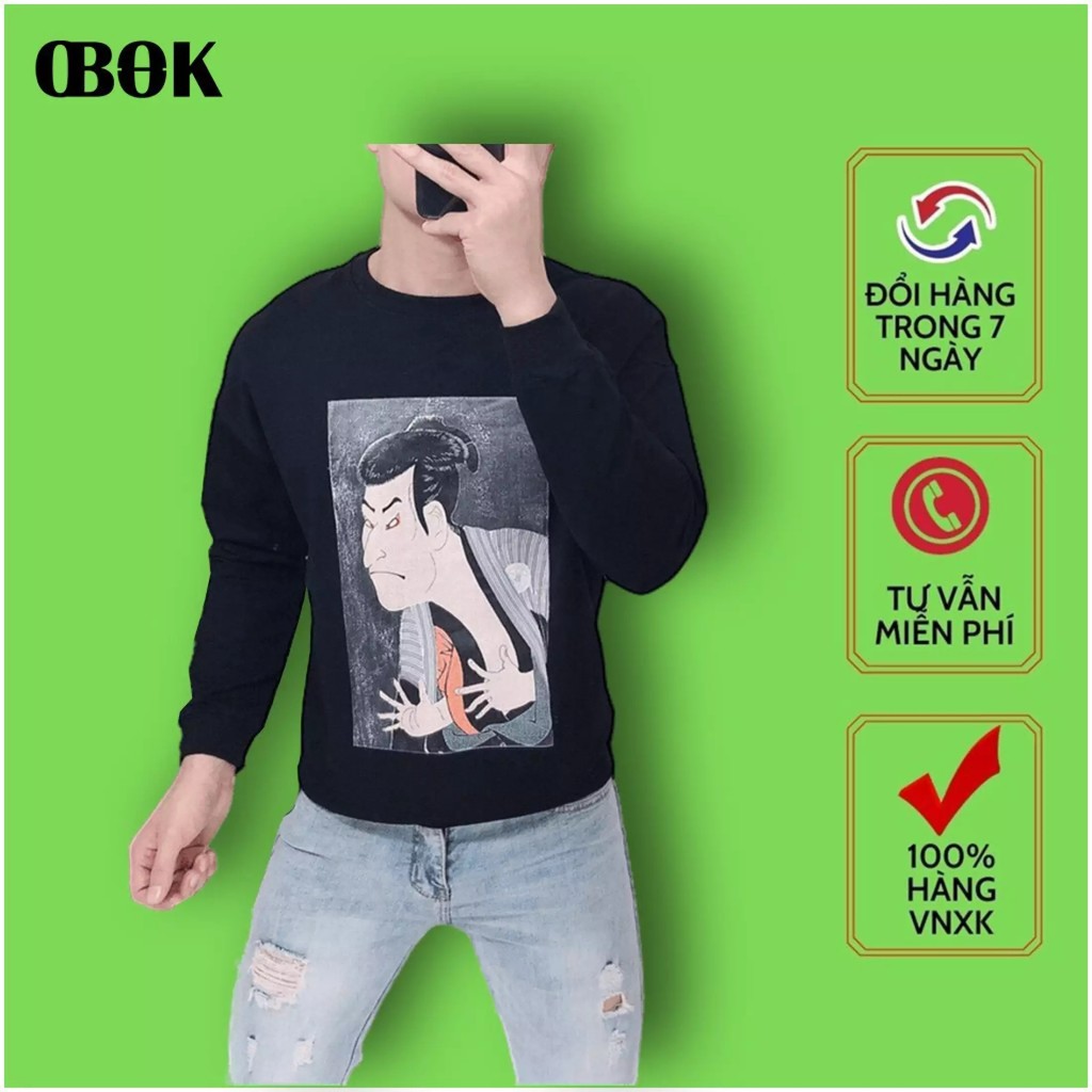 Áo Thun Nam OBOKFASHION, Áo Phông Nam Tay Dài Cổ Tròn, Chất Liệu Cotton, Mát mẻ, Co Giãn ATD13 | BigBuy360 - bigbuy360.vn