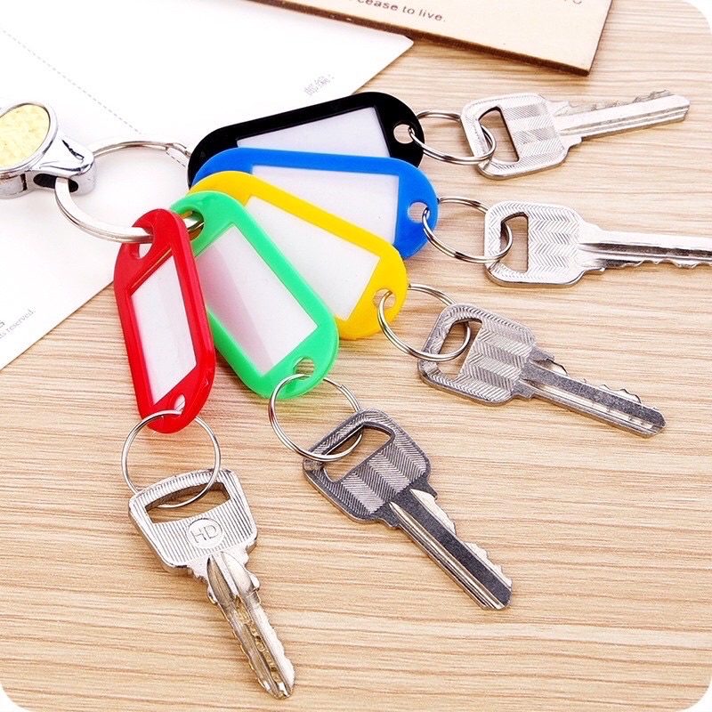 10 MÓC TREO CHÌA KHOÁ CÓ THẺ GHI NHỚ ĐÁNH DẤU