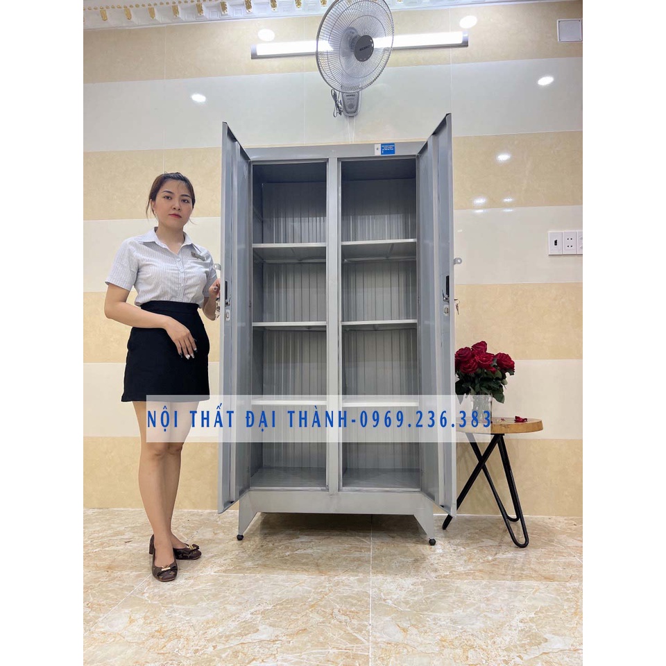 Tủ sắt hồ sơ 2 cửa giá rẻ hủy diệt - giao hàng nhanh HCM