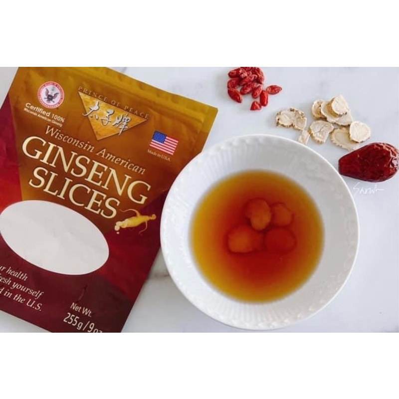 Nhân Sâm WISCONSIN Hoa Kỳ Thái Lát 255g