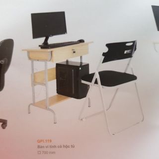 Bàn vi tính 7 tấc có học tủ