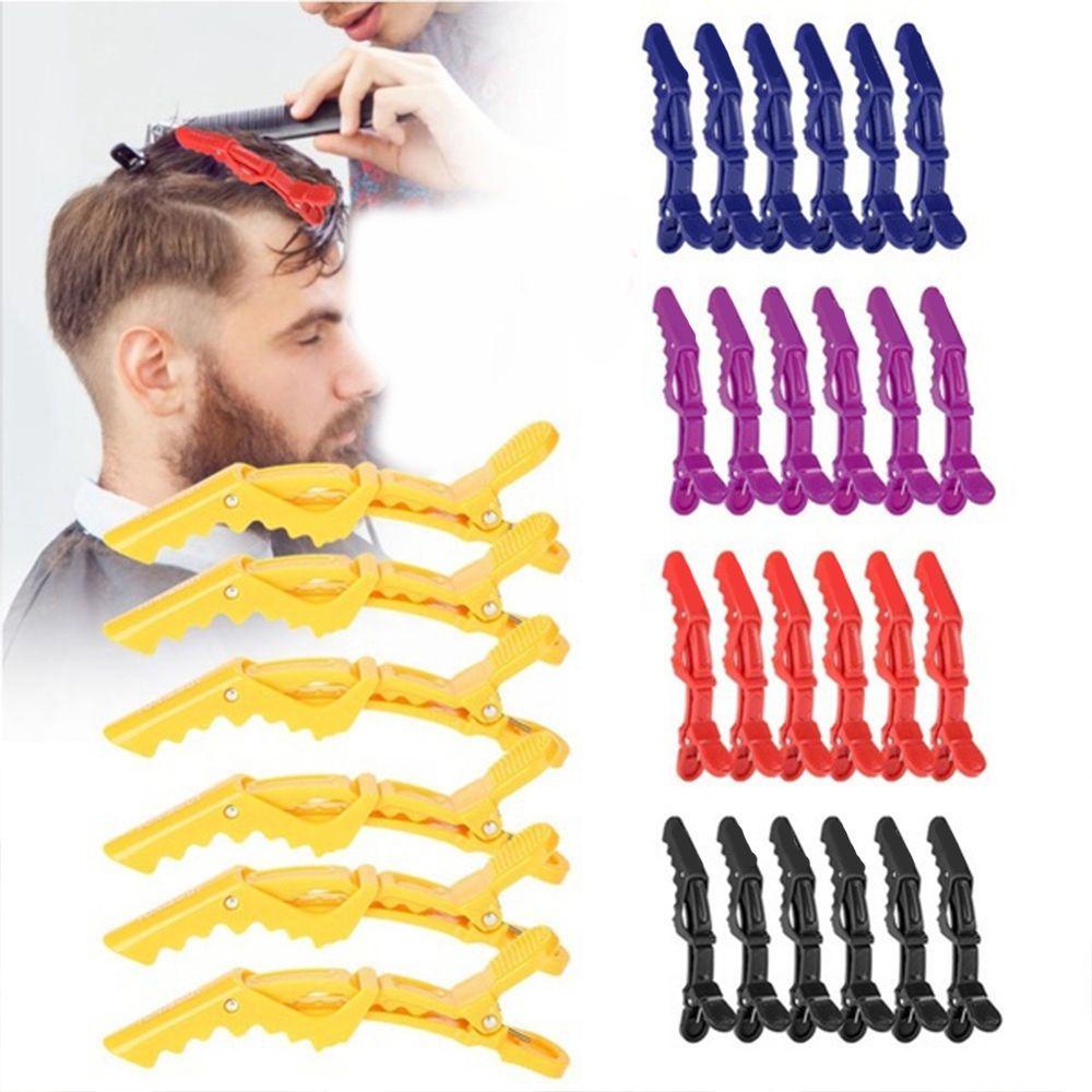 QQMALL Kẹp Mỏ Vịt Bằng Nhựa Chuyên Dụng Cho Salon Làm Tóc