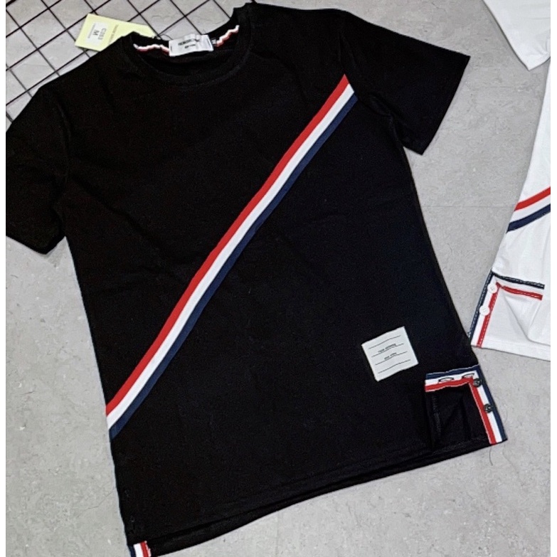 Áo phông cổ tròn kiểu dáng trẻ trung có hoạ tiết đơn giản, Áo cộc tay mùa hè thời trang nam nữ cotton btshop từ 45- 75kg