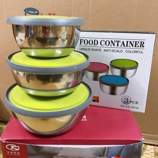 Bộ 3 bát inox siêu tiện lợi