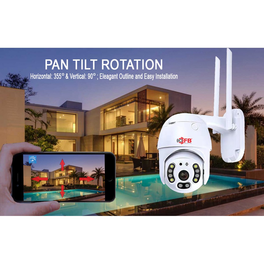 Camera IP Wifi Ngoài trời FB-Link GT-5200 Full HD  + Adapter