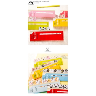 Set Giấy Ghi Chú 8 Trong Một Mini Họa Tiết Động Vật Hoạt Hình Đa Phong Cách