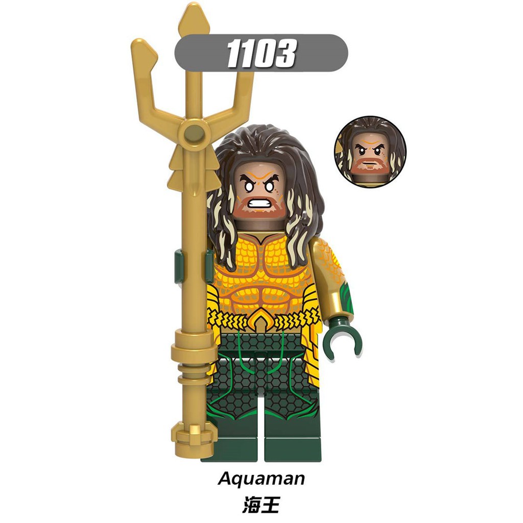 Mô Hình Lego Nhân Vật Aquaman Justice League Dc Super Hero 1103