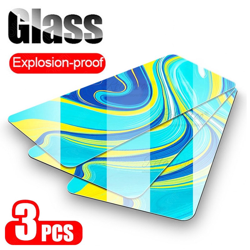 Set 3 Kính Cường Lực 9h Bảo Vệ Màn Hình Dành Cho Xiaomi Redmi Note 9 Pro Max 9s Kèm Phụ Kiện