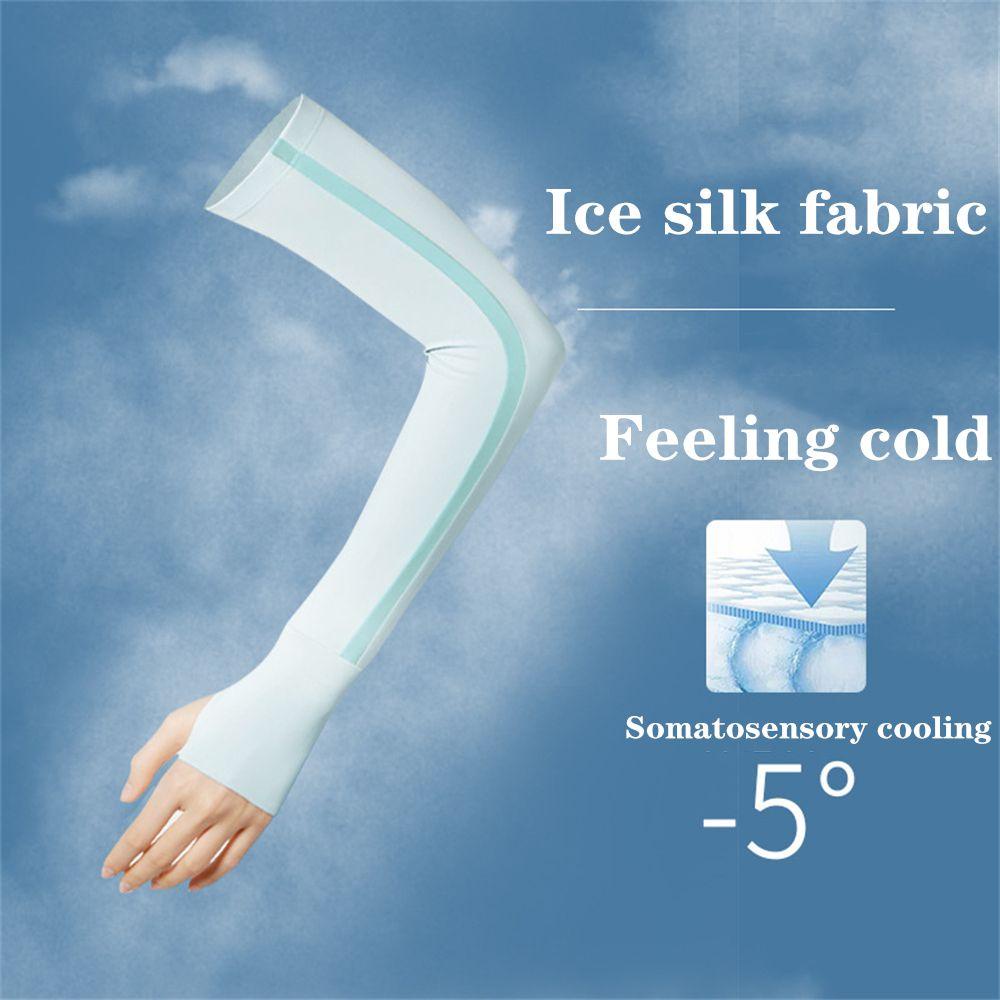 Găng Cánh Tay Chống Nắng Thoáng Khí Màu Gradient Cho Nữ