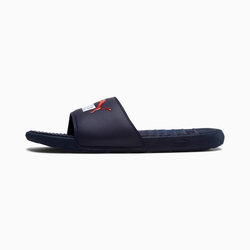 [CHÍNH HÃNG] DÉP PUMA COOL CAT - XANH TRẮNG - *NAVY WHITE* - Code: 371023 11