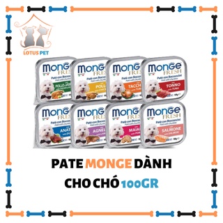 Pate Monge cho chó (12 vị) - 100gr