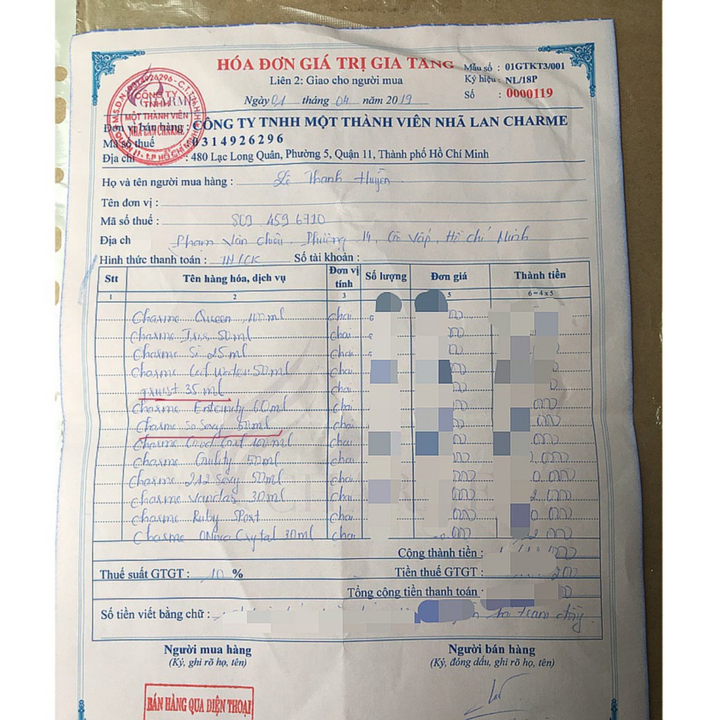 [ Chính Hãng 100%] Nước Hoa Charme Ori Mademoiselle (100ml) | BigBuy360 - bigbuy360.vn