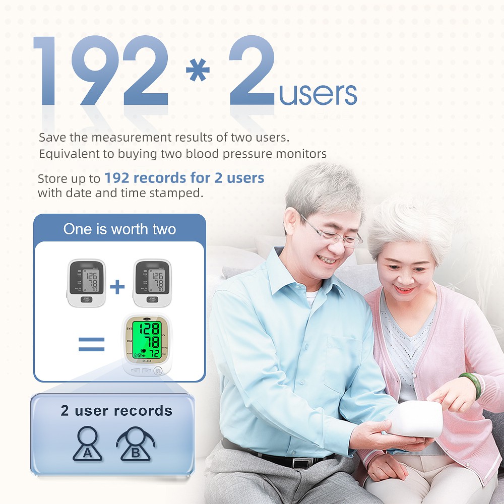 Máy Đo Huyết Áp Y Tế Qua Cánh Tay Cofoe KF-65b Dành Cho Gia Đình Có Âm Báo Và Độ Chính Xác Cao | BigBuy360 - bigbuy360.vn