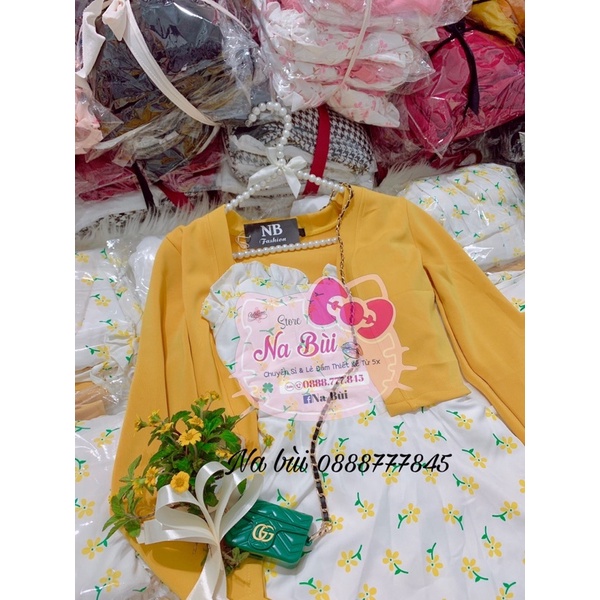 đầm hoa kèm khoác siêu hot | BigBuy360 - bigbuy360.vn