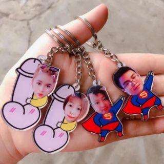 MÓC KHÓA CHIBI IN HÌNH THEO YÊU CẦU