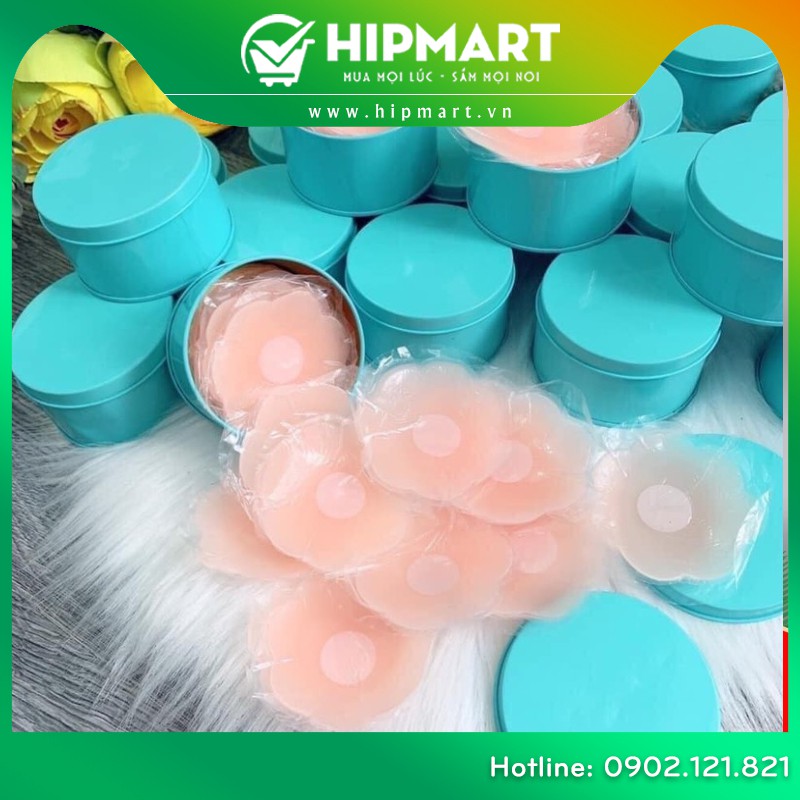 [RẺ VÔ ĐỊCH]Hộp 5 Cặp Miếng Dán Ngực Cao Cấp Bằng Silicon