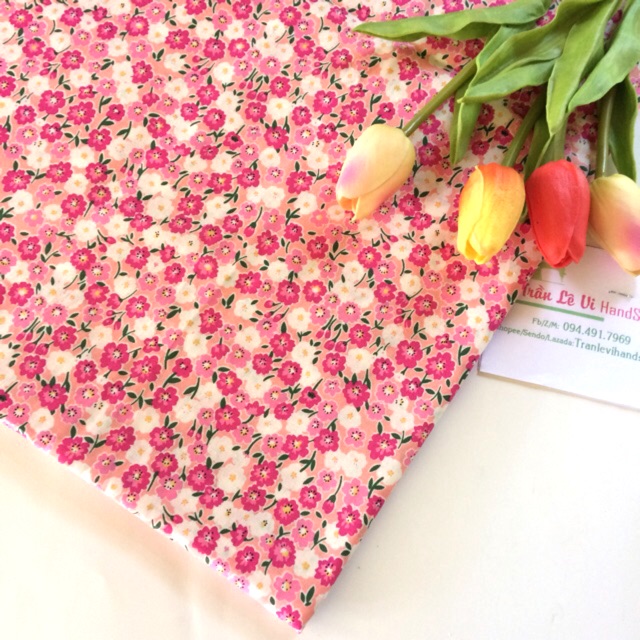 V151🌸 VẢI TWILL HOẠ TIẾT NHẬT BẢN MAY ĐỒ CHO TRẺ EM, DOLL, OBITSU, DIY, DECOR, HANDMADE, QUILTING, SCRUNCHIES
