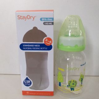 Bình sữa staydry cổ hẹp 140ml