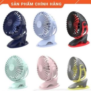 Quạt sạc mini YOOBAO F04 xoay góc 720 độ, đế kẹp đa năng _ Hàng chính hãng