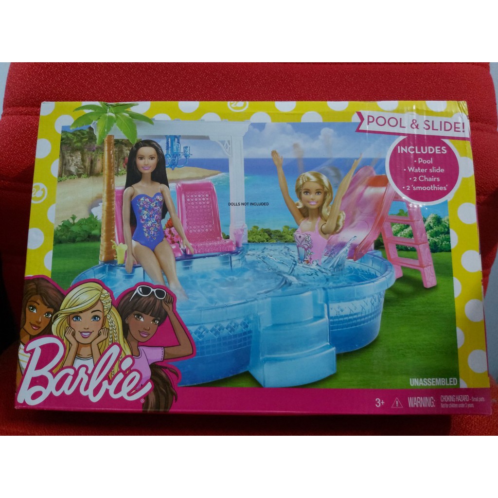 [GÓC THANH LÝ] Bộ đồ chơi Hồ bơi búp bê Barbie_Hàng 98%